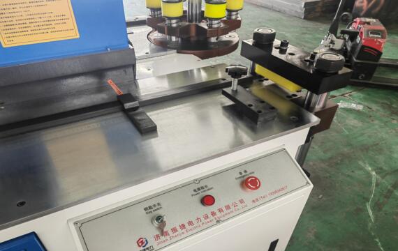 copper busbar machine