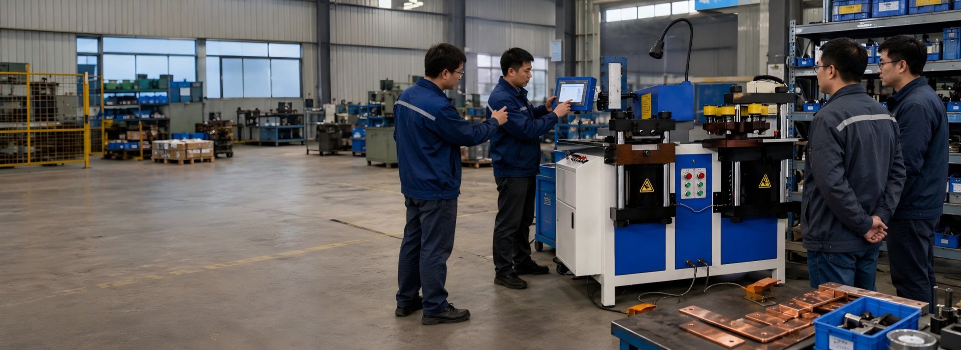 Busbar processing machine installation and technical support service